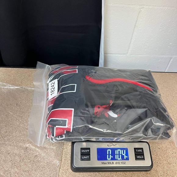 Chicago Bulls Windbreaker Jacket Men Small NBA 1/4‎ Zip Long Sleeve New S - Picture 7 of 7